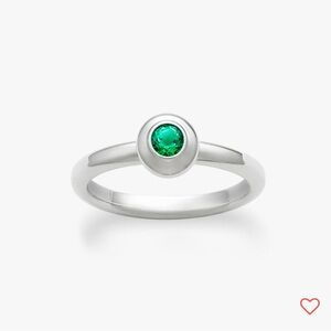James Avery Remembrance Ring Emerald size 6